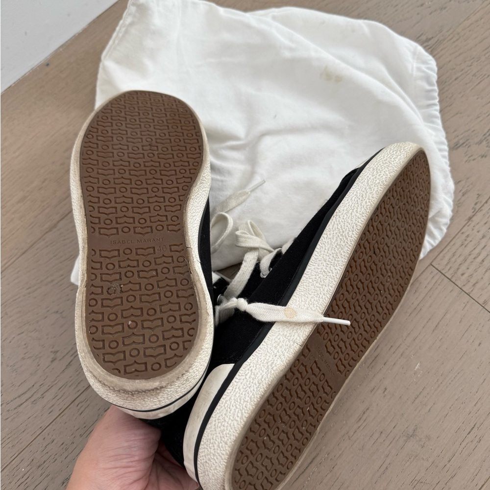 Isabel Marant Benkeen Lace-Up Sneakers - Picture 8 of 10